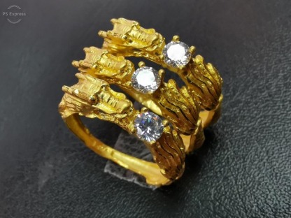 แหวนทองมังกรคาบเพชร เยาวราช - ร้านทองเยาวราช - ห้างขายทองโง้วชั้งเซ้ง